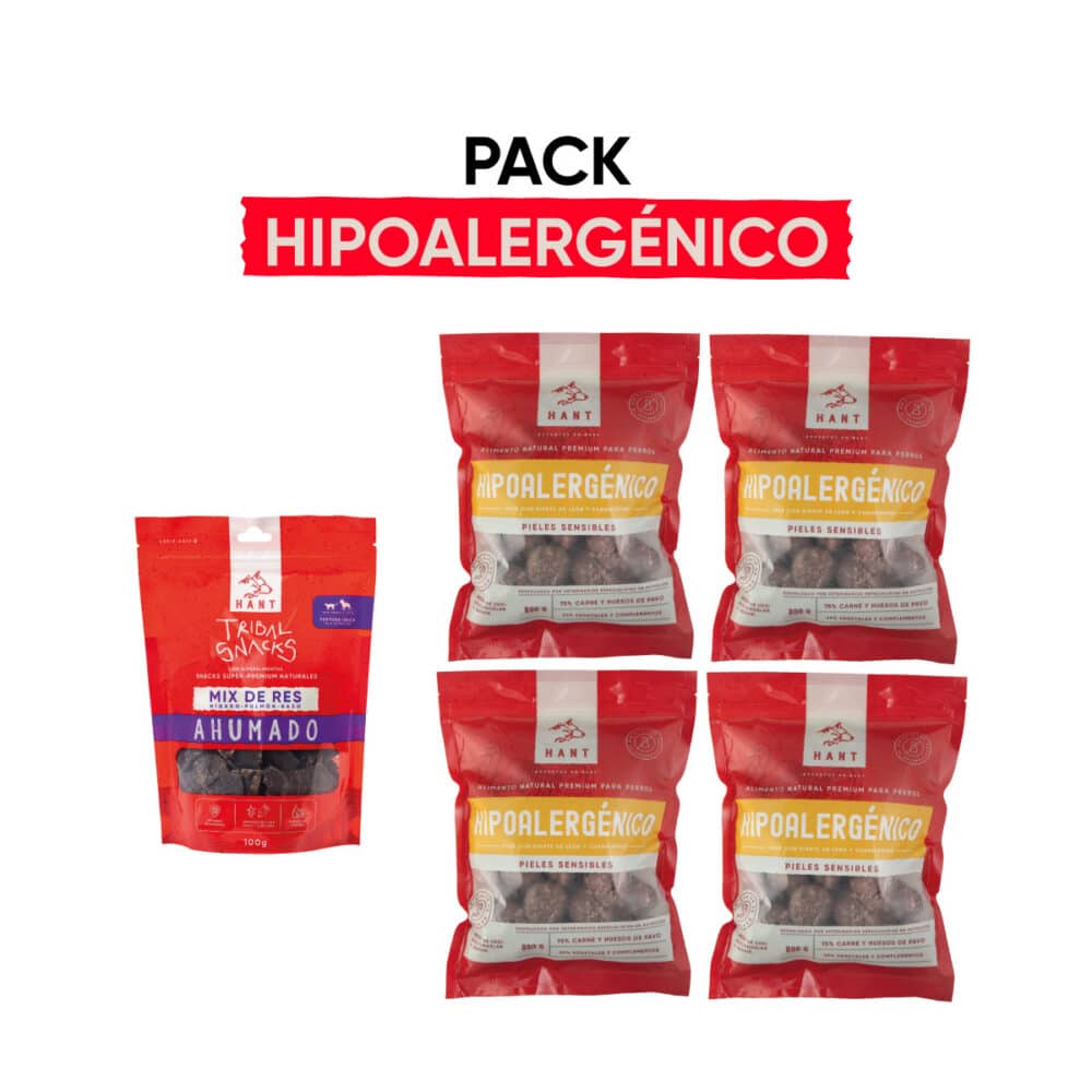 Pack hipoalergénico hant barf