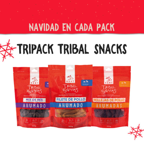 Tripack Tribal snacks (PERRO & GATO)